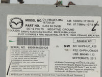 2014-2015 Mazda 6 Radio AM FM Cd Player Receiver Replacement P/N:GJS1 66 DV0B Fits Fits 2014 2015 OEM Used Auto Parts - Oemu