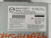 2014-2015 Mazda 6 Radio AM FM Cd Player Receiver Replacement P/N:16700128 CV-VM42E0JM, GJS1 66 DV0A Fits Fits 2014 2015 OEM 