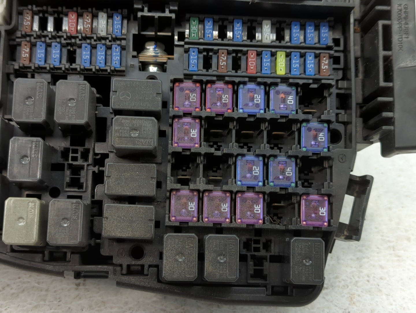 2014-2016 Mazda 6 Fusebox Fuse Box Panel Relay Module P/N:KD45-675X0 C Fits Fits 2014 2015 2016 OEM Used Auto Parts - Oemuse