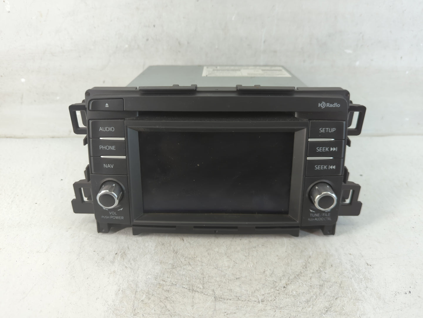 2014-2015 Mazda 6 Radio AM FM Cd Player Receiver Replacement P/N:GJS1 66 DV0B CV-VM42E0JMA Fits Fits 2014 2015 OEM Used Auto