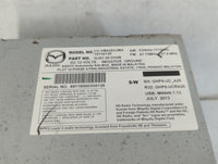 2014-2015 Mazda 6 Radio AM FM Cd Player Receiver Replacement P/N:GJS1 66 DV0B CV-VM42E0JMA Fits Fits 2014 2015 OEM Used Auto
