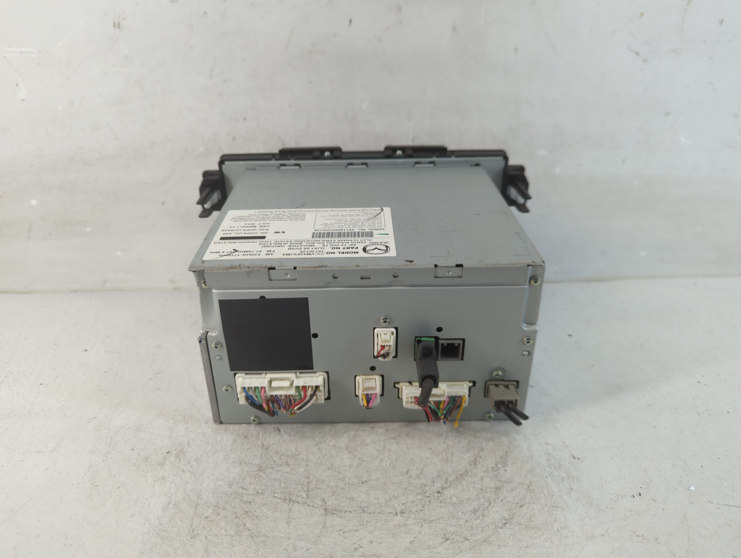 2014-2015 Mazda 6 Radio AM FM Cd Player Receiver Replacement P/N:GJS1 66 DV0B CV-VM42E0JMA Fits Fits 2014 2015 OEM Used Auto