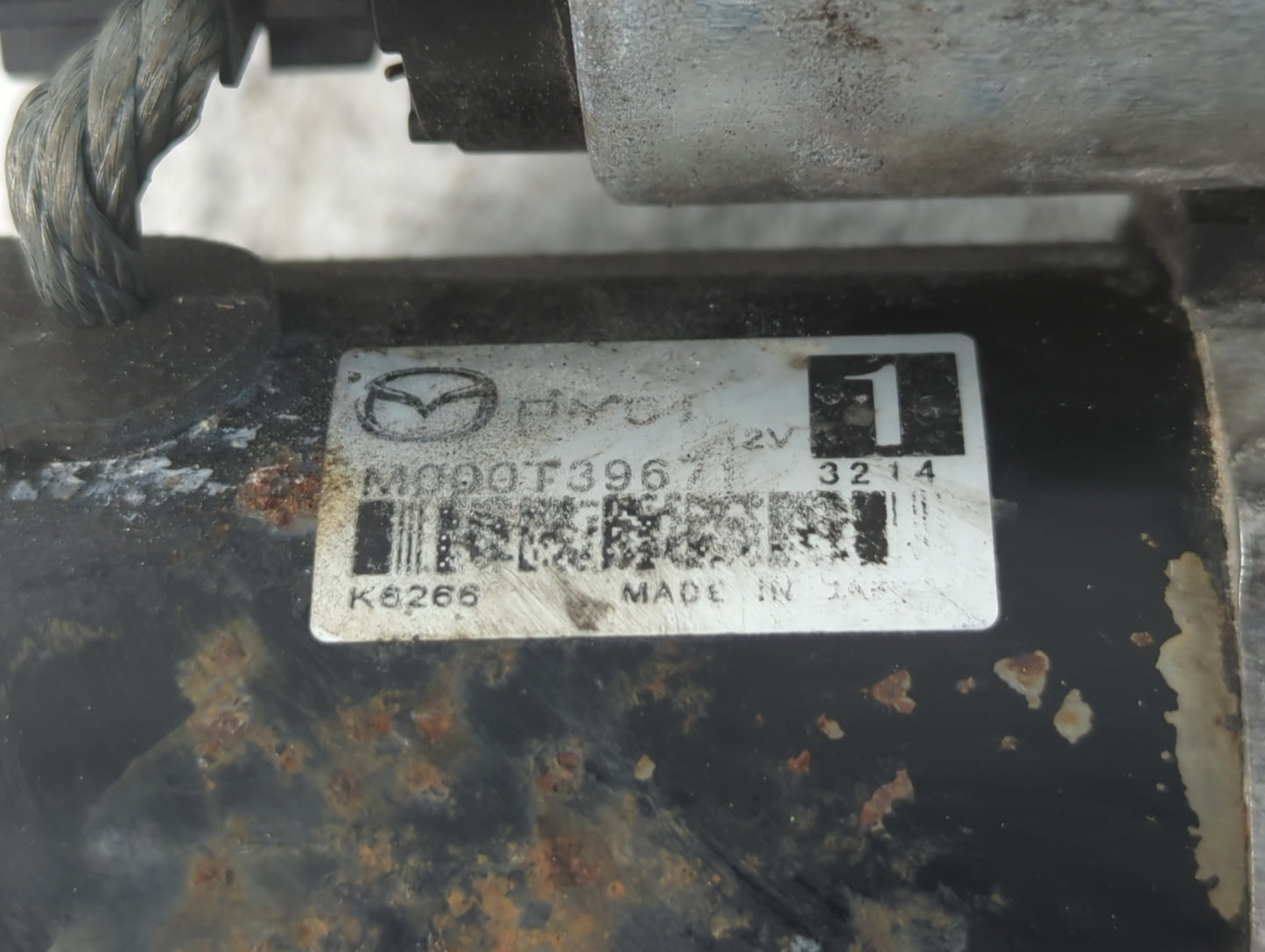 2014-2021 Mazda 6 Car Starter Motor Solenoid OEM P/N:M000T39671 Fits Fits 2014 2015 2016 2017 2018 2019 2020 2021 2022 OEM U