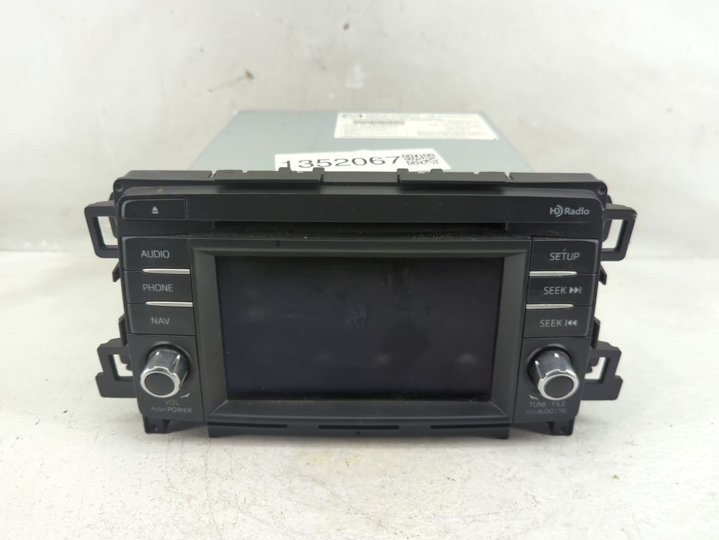 2013-2016 Mazda Cx-5 Radio AM FM Cd Player Receiver Replacement P/N:GJ52 66 DV0A Fits Fits 2013 2014 2015 2016 OEM Used Auto