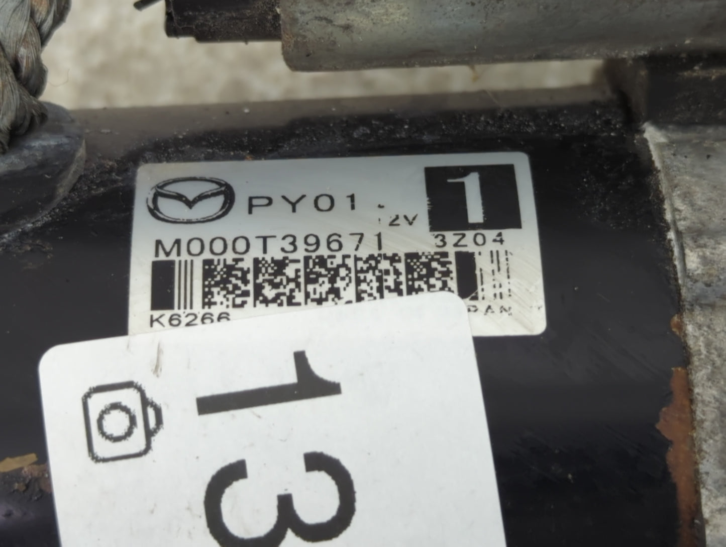 2014-2022 Mazda Cx-5 Car Starter Motor Solenoid OEM P/N:M000T39671 Fits Fits 2014 2015 2016 2017 2018 2019 2020 2021 2022 OE