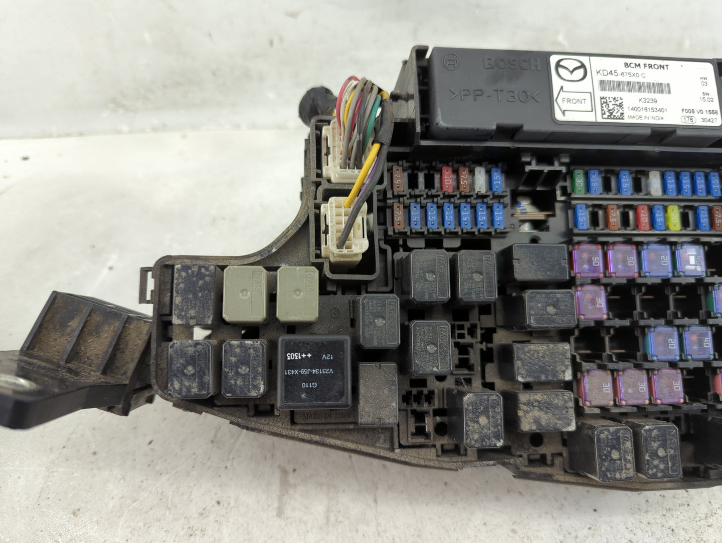 2014 Mazda Cx-5 Fusebox Fuse Box Panel Relay Module P/N:KD45-675X0 C KD45-675X0-C Fits OEM Used Auto Parts - Oemusedautopart