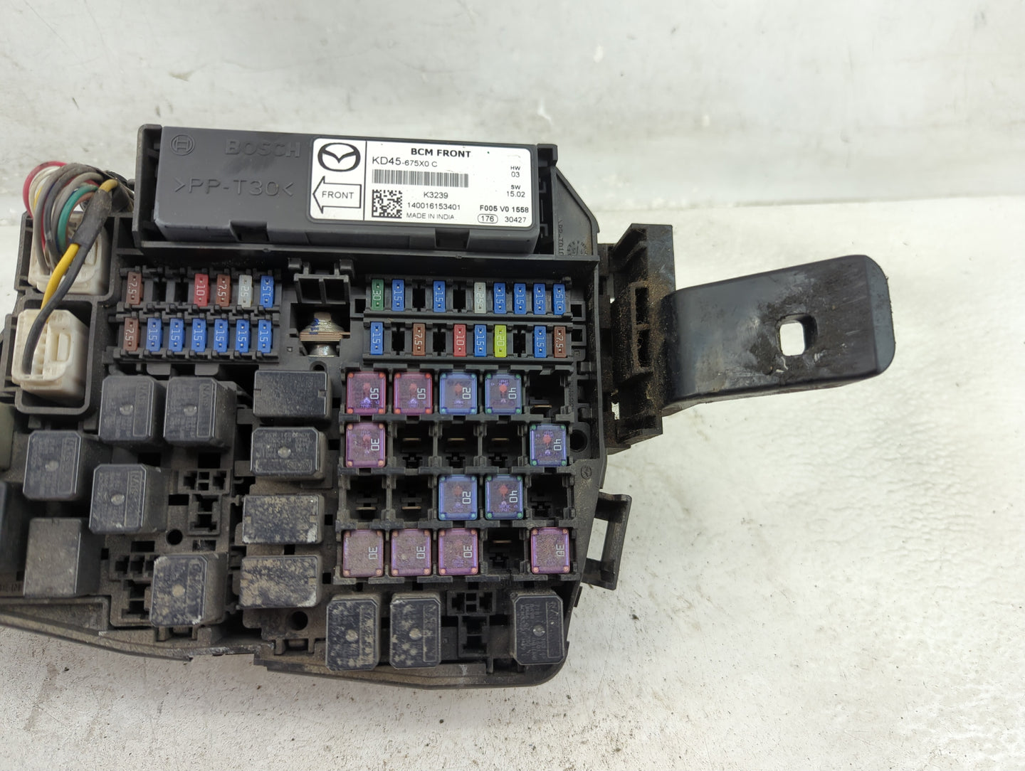2014 Mazda Cx-5 Fusebox Fuse Box Panel Relay Module P/N:KD45-675X0 C KD45-675X0-C Fits OEM Used Auto Parts - Oemusedautopart