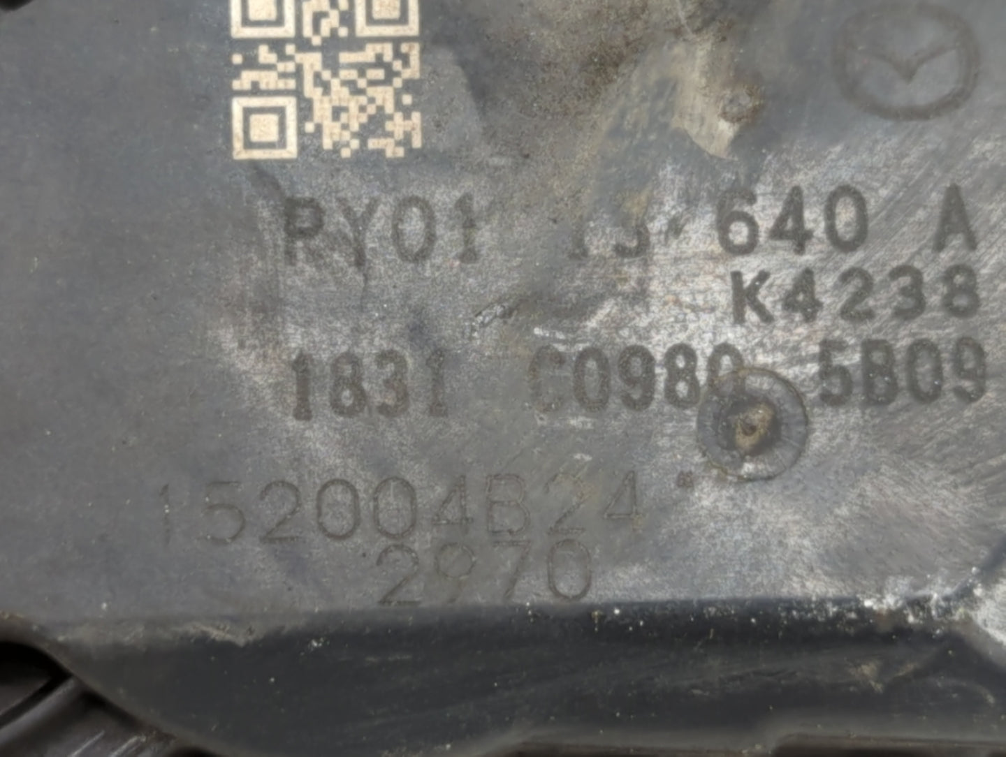 2014 Mazda Cx-5 Throttle Body P/N:PY01 13 640 A Fits OEM Used Auto Parts - Oemusedautoparts1.com