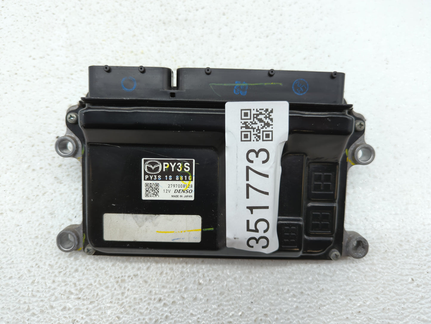 2014 Mazda Cx-5 PCM Engine Control Computer ECU ECM PCU OEM P/N:PY3S 18 881G PY3X 18 881C, PY3X 18 881G Fits OEM Used Auto P