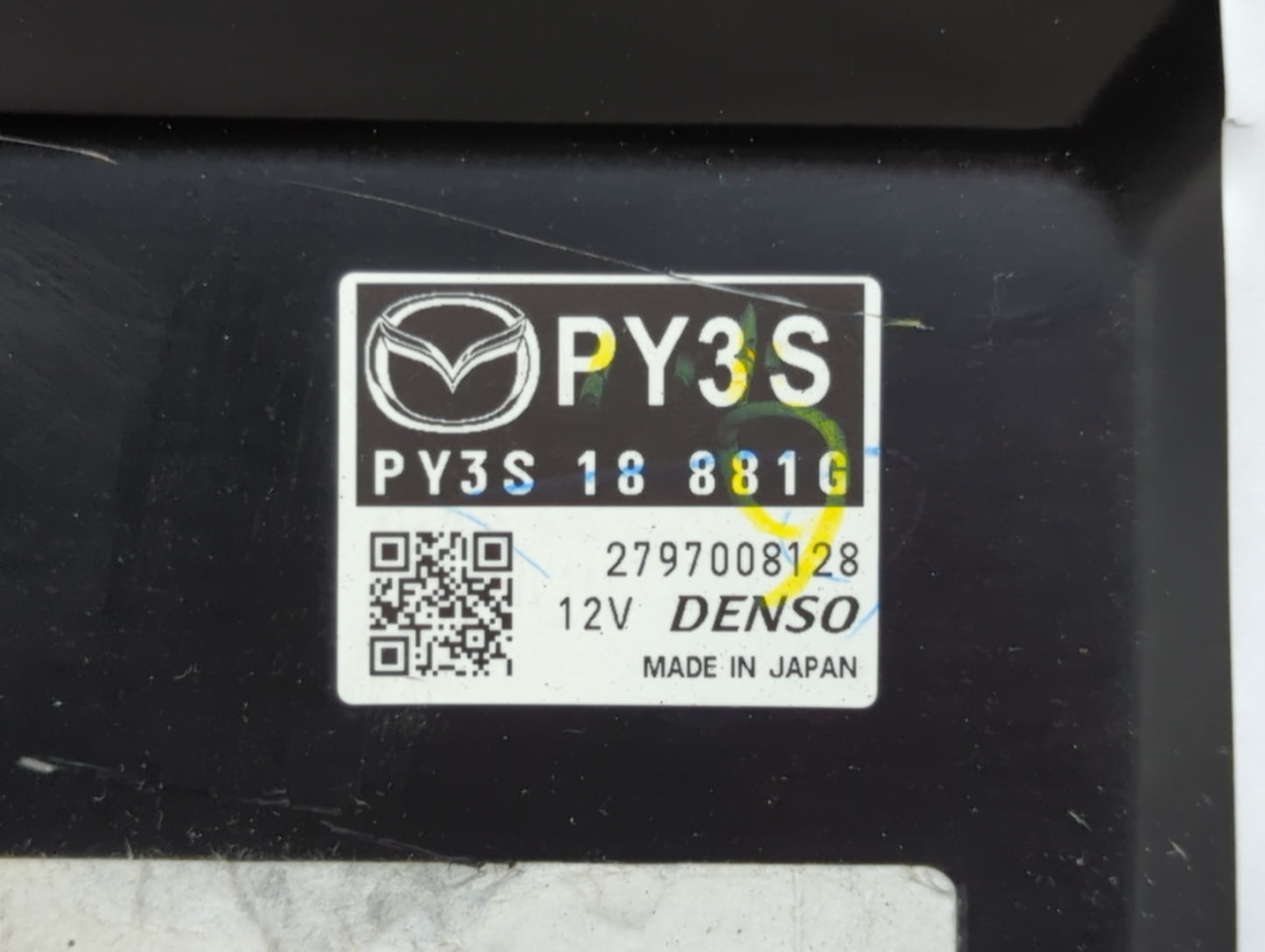 2014 Mazda Cx-5 PCM Engine Control Computer ECU ECM PCU OEM P/N:PY3S 18 881G PY3X 18 881C, PY3X 18 881G Fits OEM Used Auto P