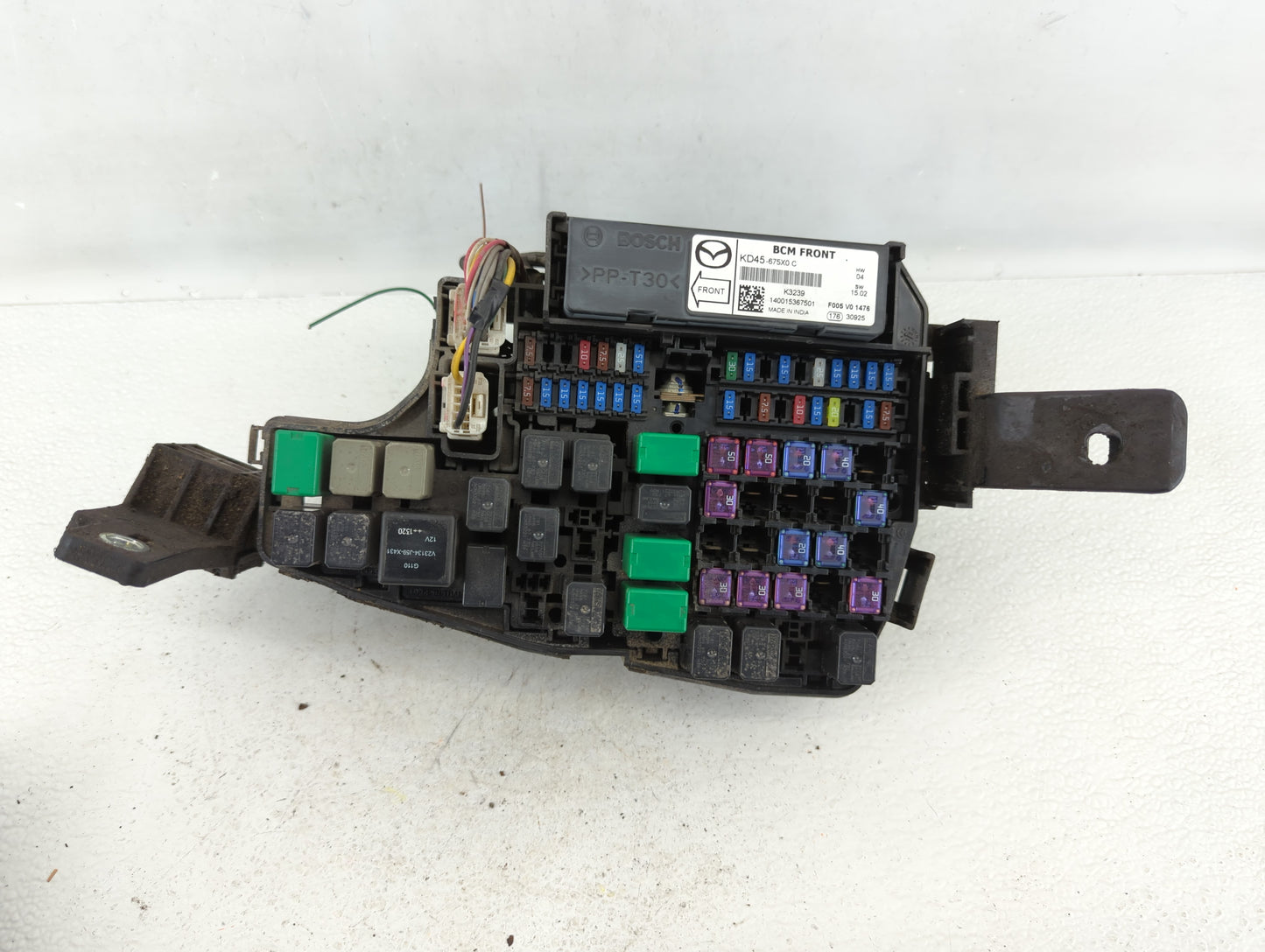 2013-2022 Mazda Cx-5 Fusebox Fuse Box Panel Relay Module P/N:KD45 66760 K7005 KD45-675X0 C Fits OEM Used Auto Parts - Oemuse