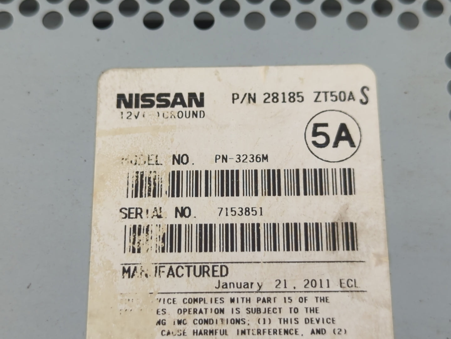 2013-2015 Mazda Cx-5 Am Fm Cd Player Radio Receiver - Oemusedautoparts1.com