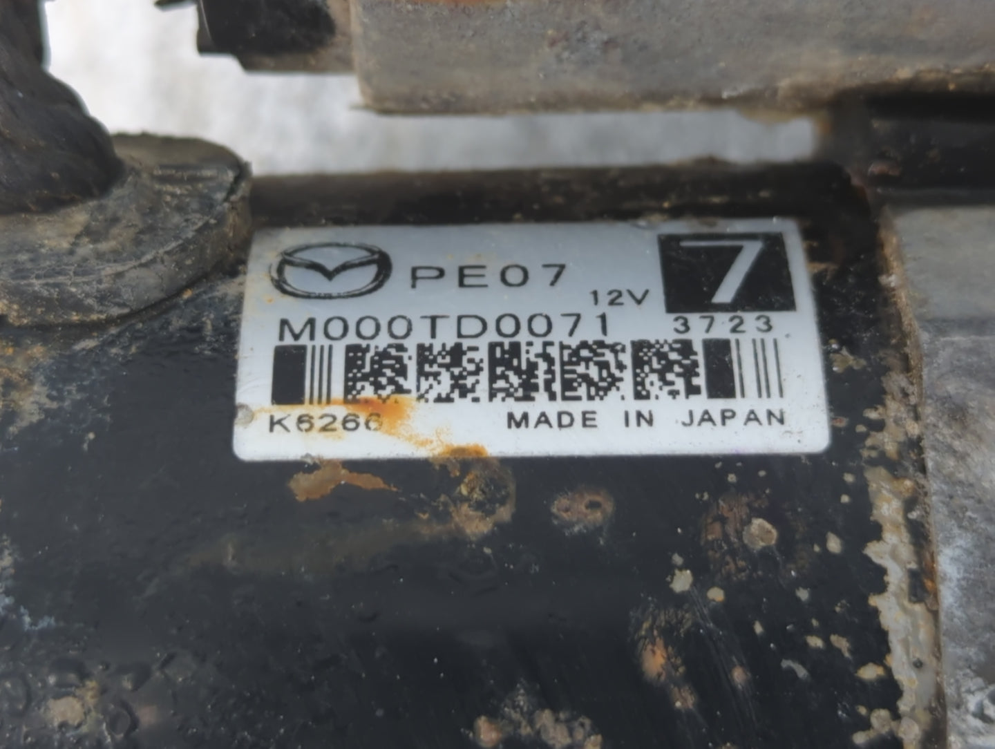 2013-2017 Mazda Cx-5 Car Starter Motor Solenoid OEM P/N:M000TD0071 Fits OEM Used Auto Parts - Oemusedautoparts1.com