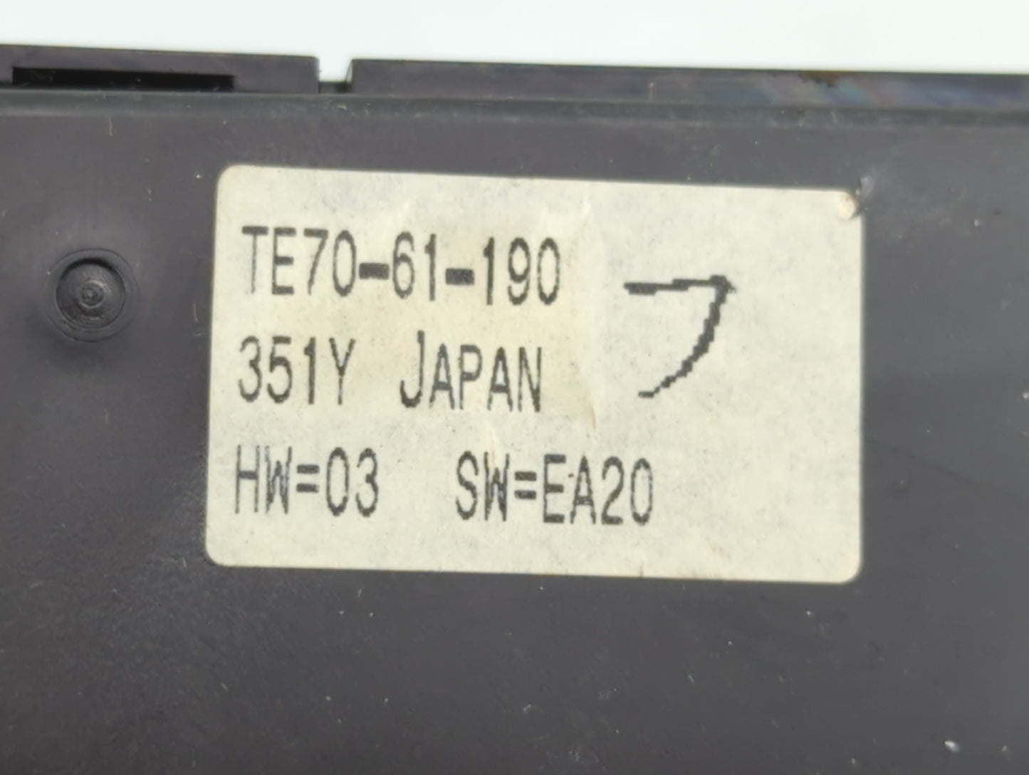 2010-2015 Mazda Cx-9 Climate Control Module Temperature AC/Heater Replacement P/N:TE70-61-190 Fits OEM Used Auto Parts - Oem