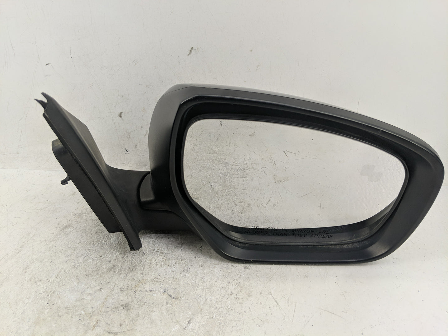 2014-2015 Mazda Cx-9 Passenger Right Side View Manual Door Mirror Black - Oemusedautoparts1.com