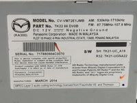 2013-2015 Mazda Cx-9 Radio AM FM Cd Player Receiver Replacement P/N:CV-VM72E1JMB TK2266DV0B, TK21-UC_A19 Fits Fits 2013 2014