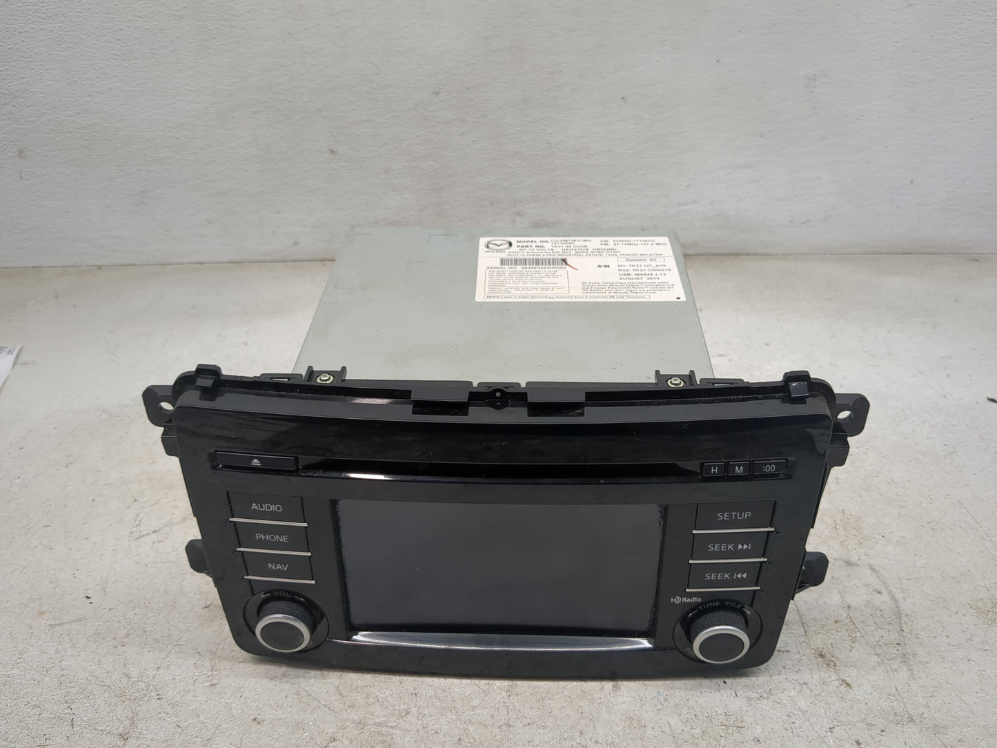 2013-2015 Mazda Cx-9 Radio AM FM Cd Player Receiver Replacement P/N:CV-VM72E0JMA 16730060, TK2166DV0B Fits Fits 2013 2014 20