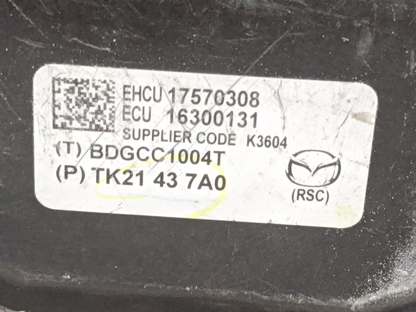 2013-2015 Mazda Cx-9 ABS Pump Control Module Replacement P/N:TK21437A0 16300131, 17570308, BDGCC1004T Fits Fits 2013 2014 20
