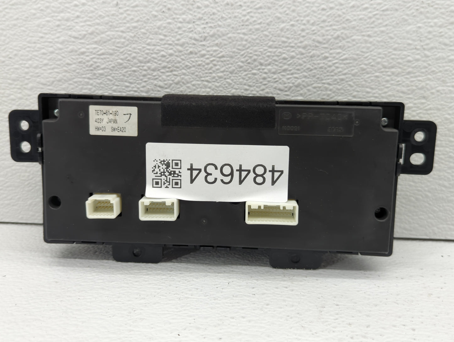 2010-2015 Mazda Cx-9 Climate Control Module Temperature AC/Heater Replacement P/N:TE70-61-190 Fits OEM Used Auto Parts - Oem