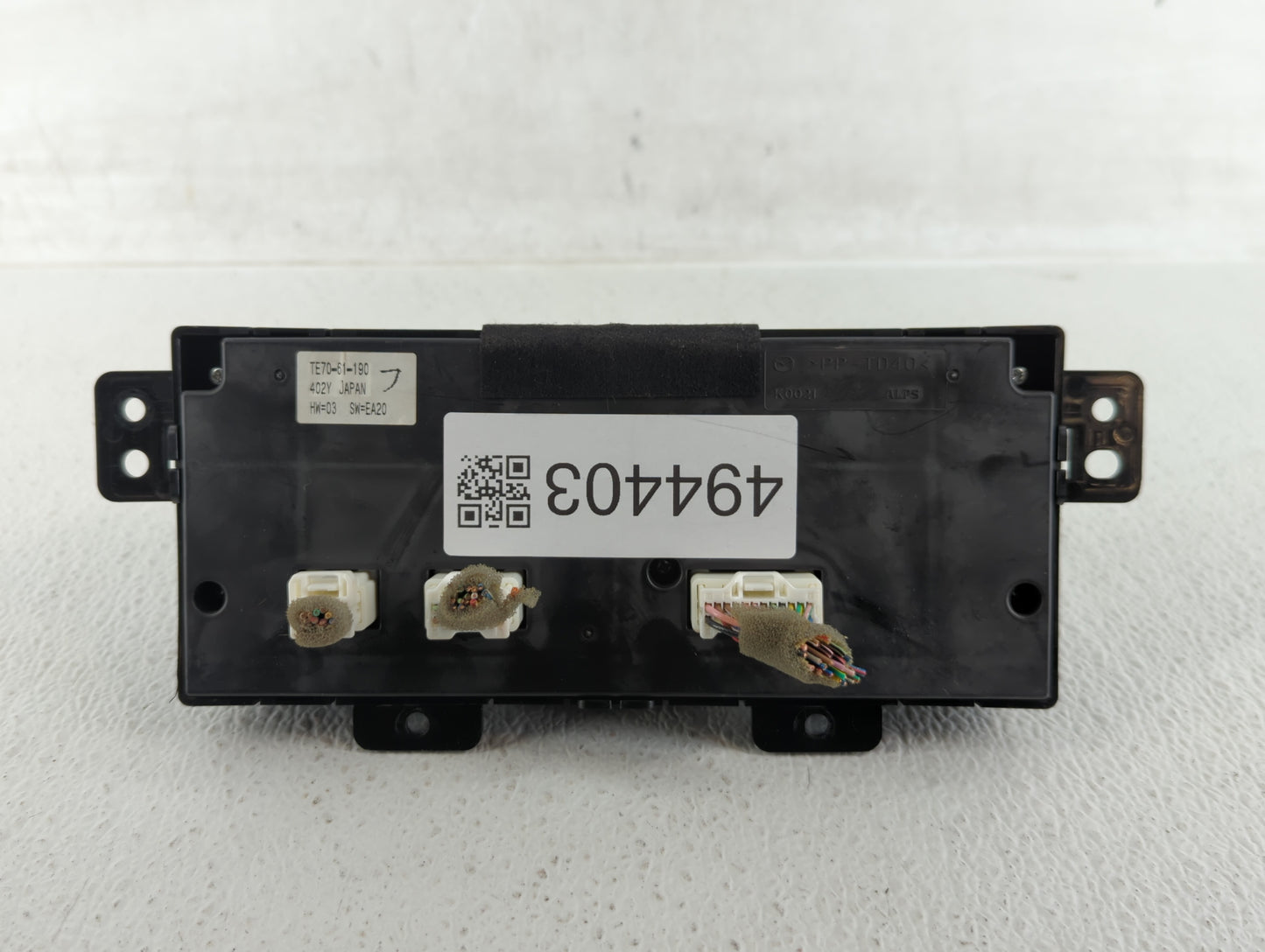 2010-2015 Mazda Cx-9 Climate Control Module Temperature AC/Heater Replacement P/N:TE70-61-190 Fits OEM Used Auto Parts - Oem