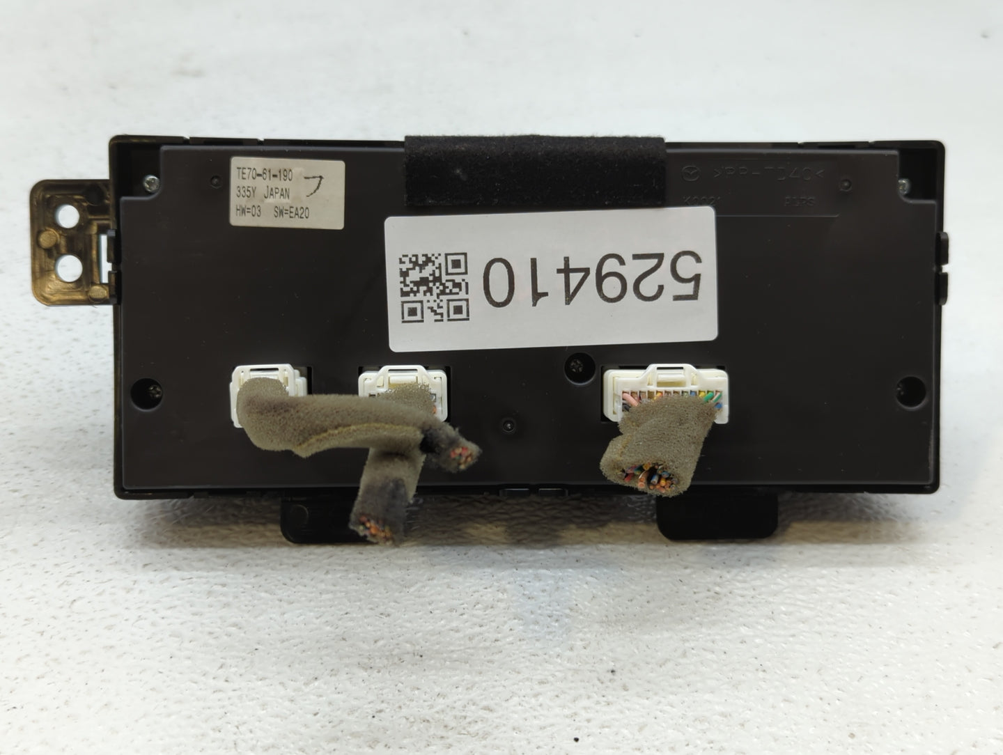 2010-2015 Mazda Cx-9 Climate Control Module Temperature AC/Heater Replacement P/N:TE70-61-190 Fits OEM Used Auto Parts - Oem