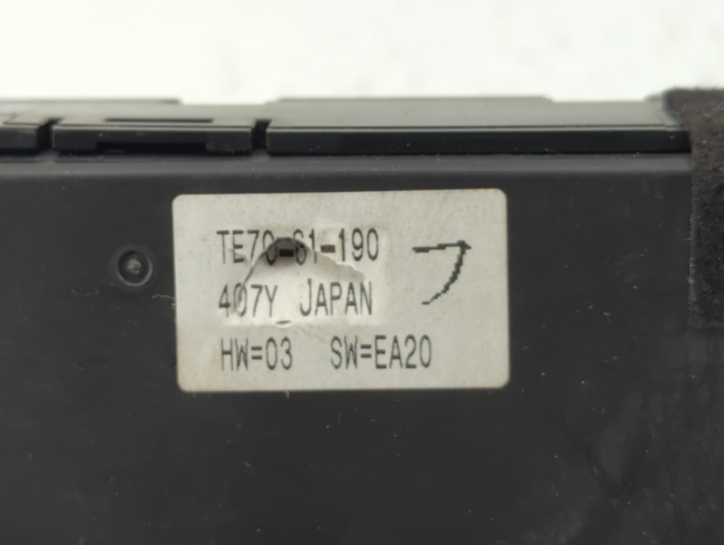 2010-2015 Mazda Cx-9 Climate Control Module Temperature AC/Heater Replacement P/N:TE70-61-190 Fits OEM Used Auto Parts - Oem