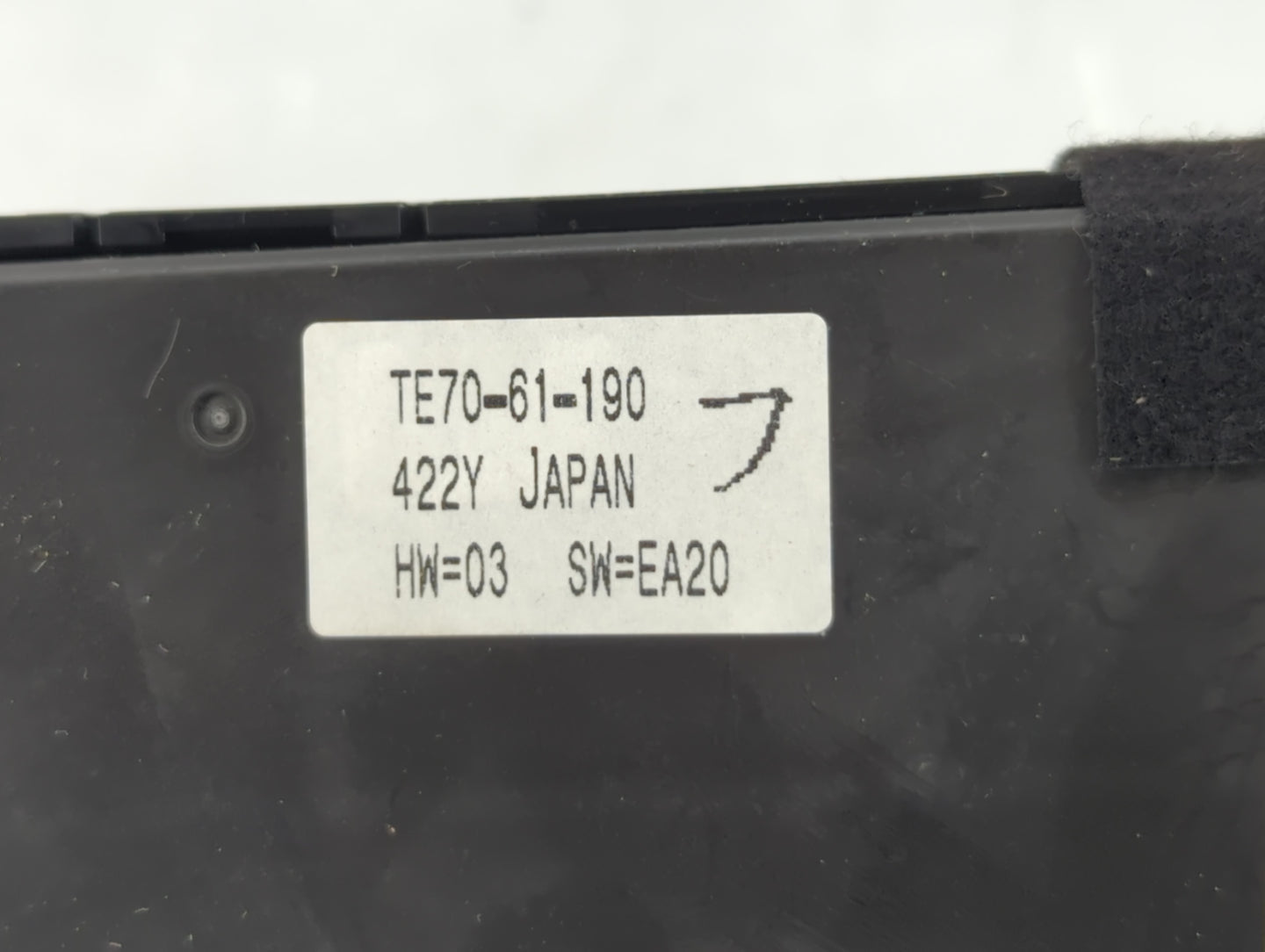 2010-2015 Mazda Cx-9 Climate Control Module Temperature AC/Heater Replacement P/N:422Y TE70-61-190 Fits OEM Used Auto Parts 