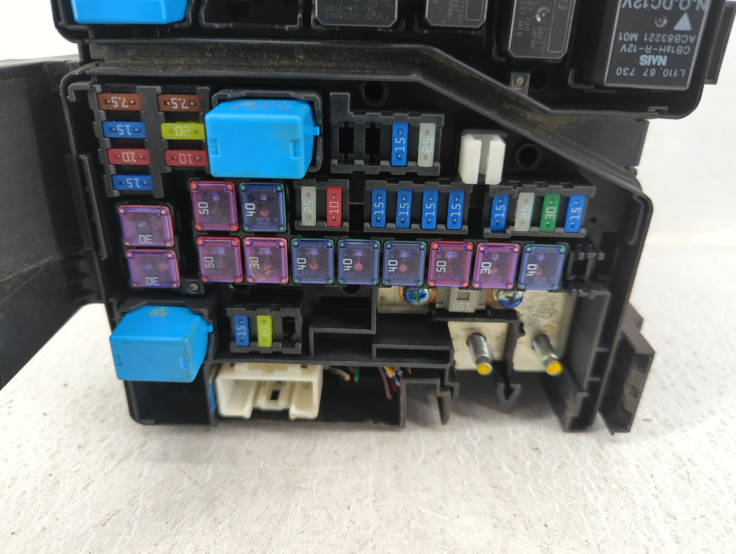 2013-2015 Mazda Cx-9 Fusebox Fuse Box Panel Relay Module P/N:PP-T20 TK24-66760 Fits Fits 2013 2014 2015 OEM Used Auto Parts 