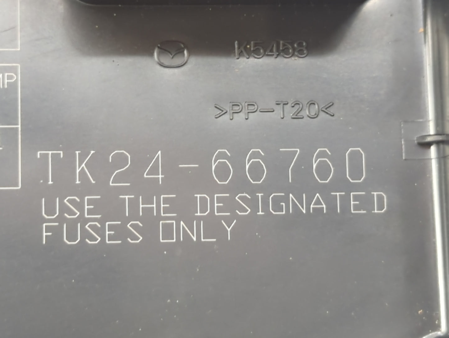 2013-2015 Mazda Cx-9 Fusebox Fuse Box Panel Relay Module P/N:PP-T20 TK24-66760 Fits Fits 2013 2014 2015 OEM Used Auto Parts 