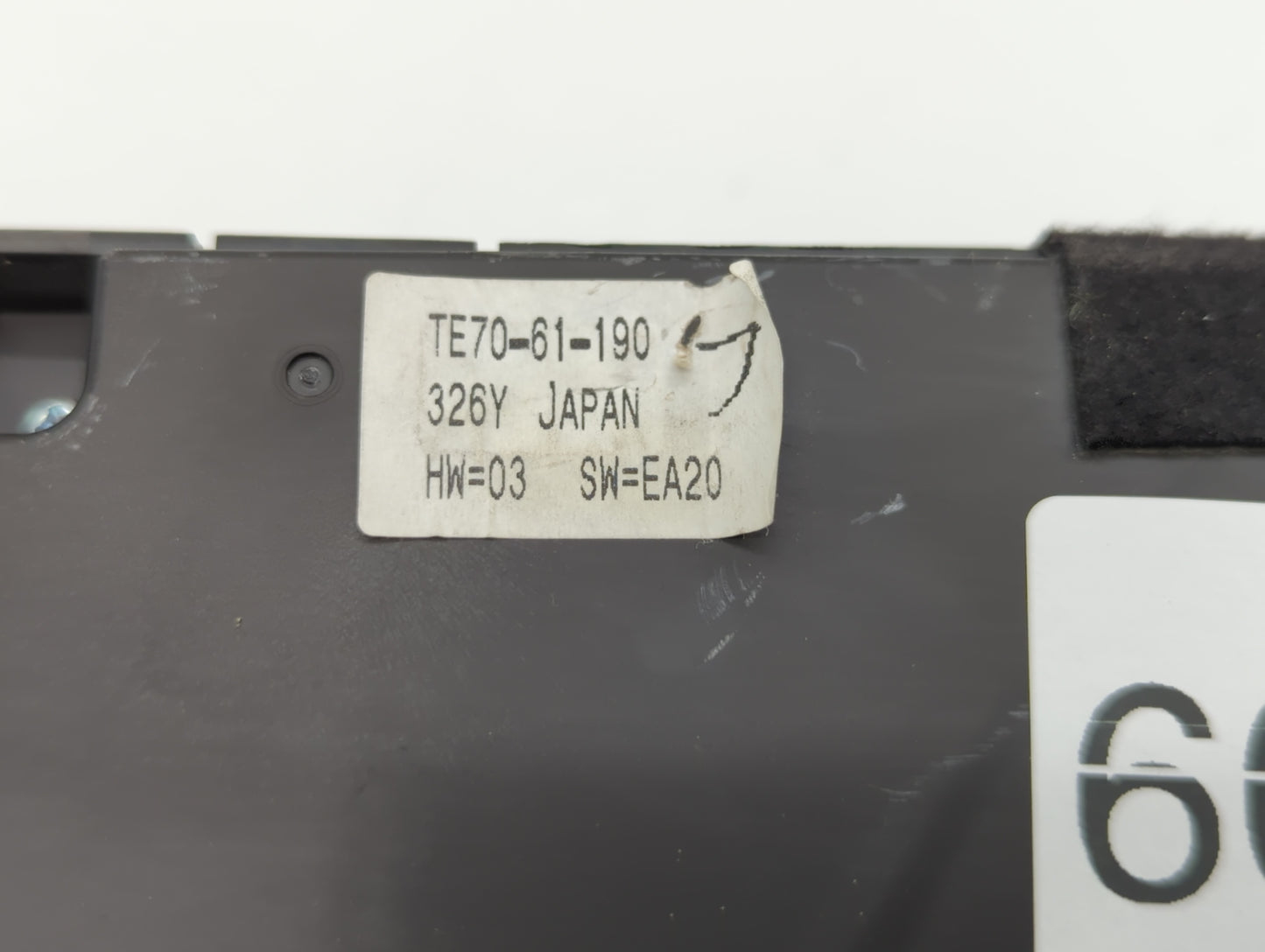2010-2015 Mazda Cx-9 Climate Control Module Temperature AC/Heater Replacement P/N:415 Y TE69 61 325 Fits OEM Used Auto Parts