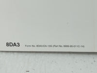 2014 Mazda Cx-9 Owners Manual Book Guide P/N:9999-95-011C-14 8DA3-EA-13G OEM Used Auto Parts - Oemusedautoparts1.com