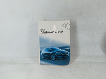 2014 Mazda Cx-9 Owners Manual Book Guide P/N:9999-95-011C-14 8DA3-13G OEM Used Auto Parts