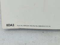 2014 Mazda Cx-9 Owners Manual Book Guide P/N:9999-95-011C-14 8DA3-13G OEM Used Auto Parts - Oemusedautoparts1.com