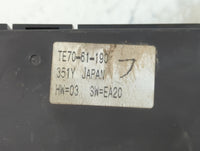 2010-2015 Mazda Cx-9 Climate Control Module Temperature AC/Heater Replacement P/N:TE70-61 190 Fits OEM Used Auto Parts - Oem
