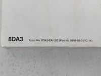 2014 Mazda Cx-9 Owners Manual Book Guide P/N:9999-95-011C-14 OEM Used Auto Parts - Oemusedautoparts1.com