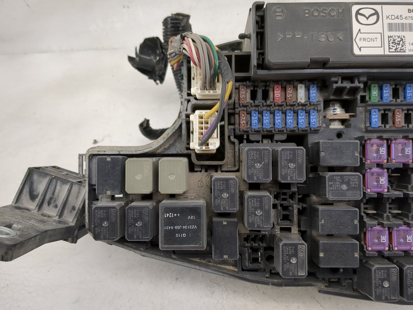 2014 Mazda Cx5 Fusebox Fuse Box Panel Relay Module P/N:KD45-675X0 B KD45675X0B Fits OEM Used Auto Parts - Oemusedautoparts1.