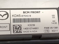 2014 Mazda Cx5 Fusebox Fuse Box Panel Relay Module P/N:KD45-675X0 B KD45675X0B Fits OEM Used Auto Parts - Oemusedautoparts1.