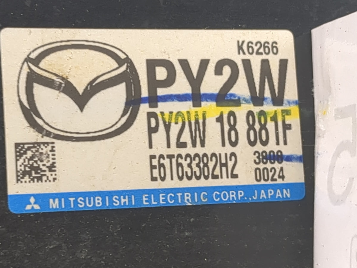 2014 Mazda Cx5 PCM Engine Control Computer ECU ECM PCU OEM P/N:PY2W 18 881F E6T63382H2 Fits 2015 OEM Used Auto Parts - Oemus
