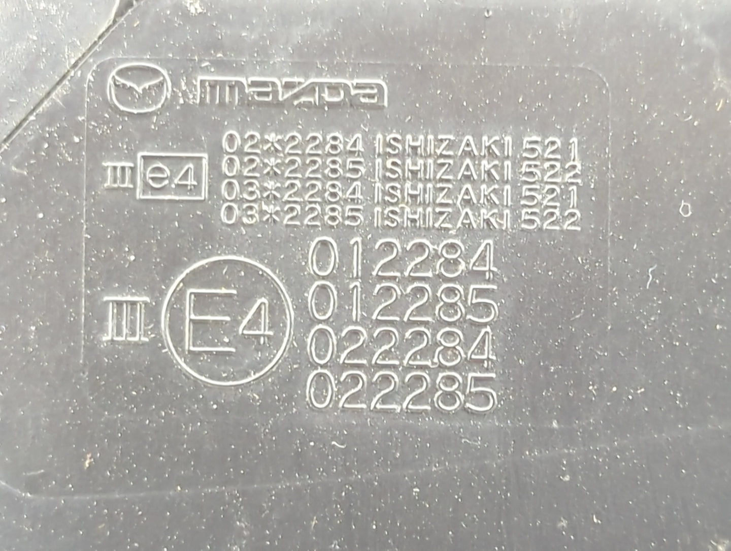 2014 Mazda Mazda5 Passenger Side View Mirror - Right Door Mirror OEM Used - Oemusedautoparts1.com