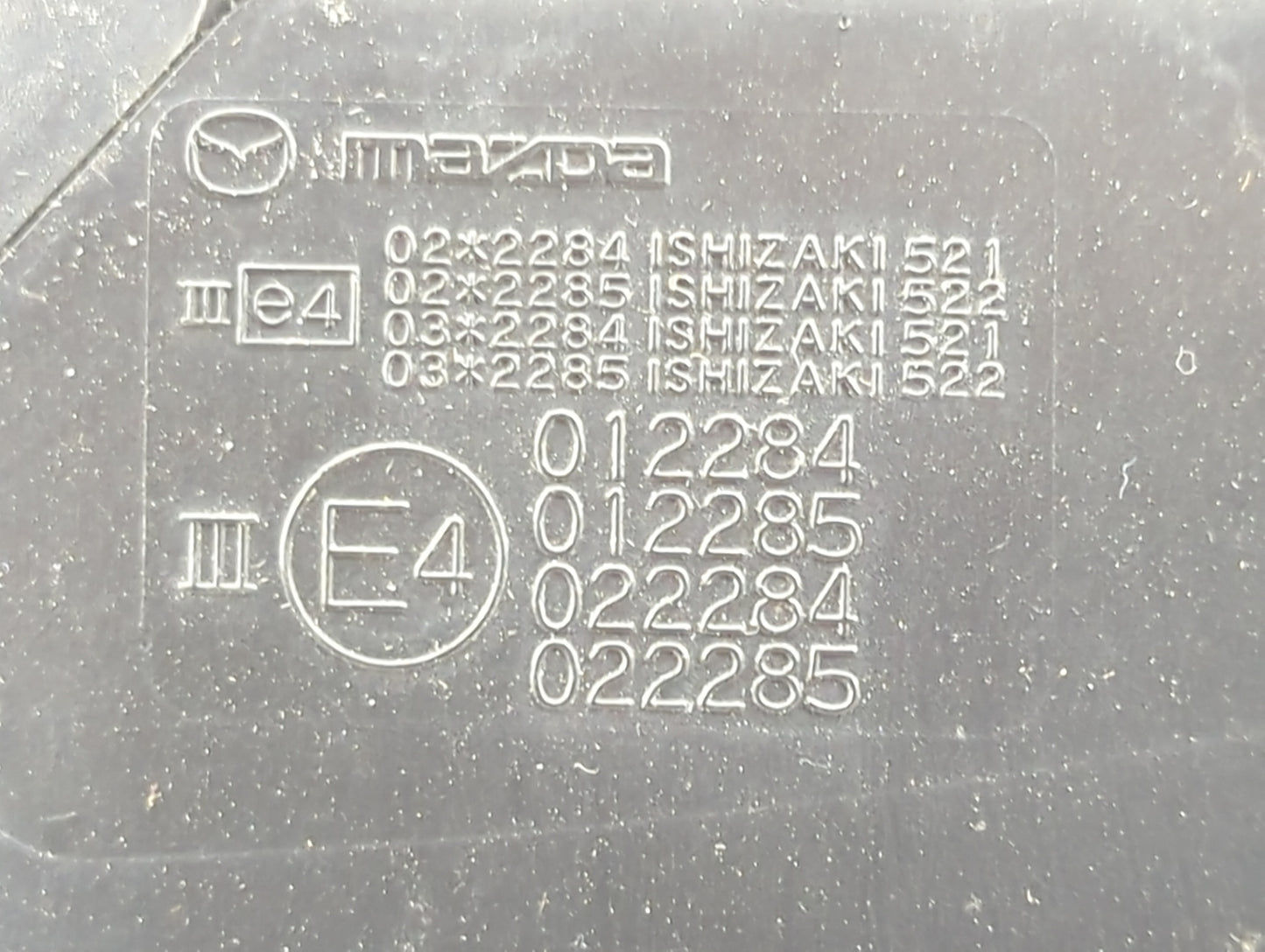 2014 Mazda Mazda5 Passenger Side View Mirror - Right Door Mirror OEM Used - Oemusedautoparts1.com