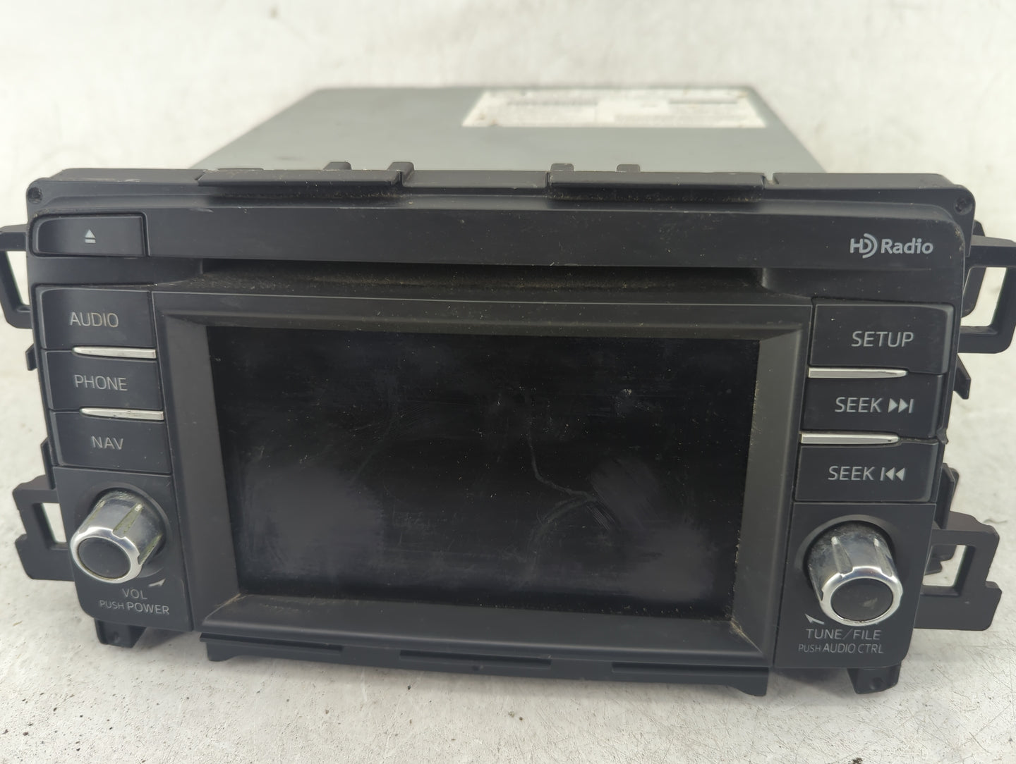 2014 Mazda Mazda6 Radio AM FM Cd Player Receiver Replacement P/N:GJS1 66 DV0A CV-VM42F Fits Fits 2013 2015 2016 OEM Used Aut
