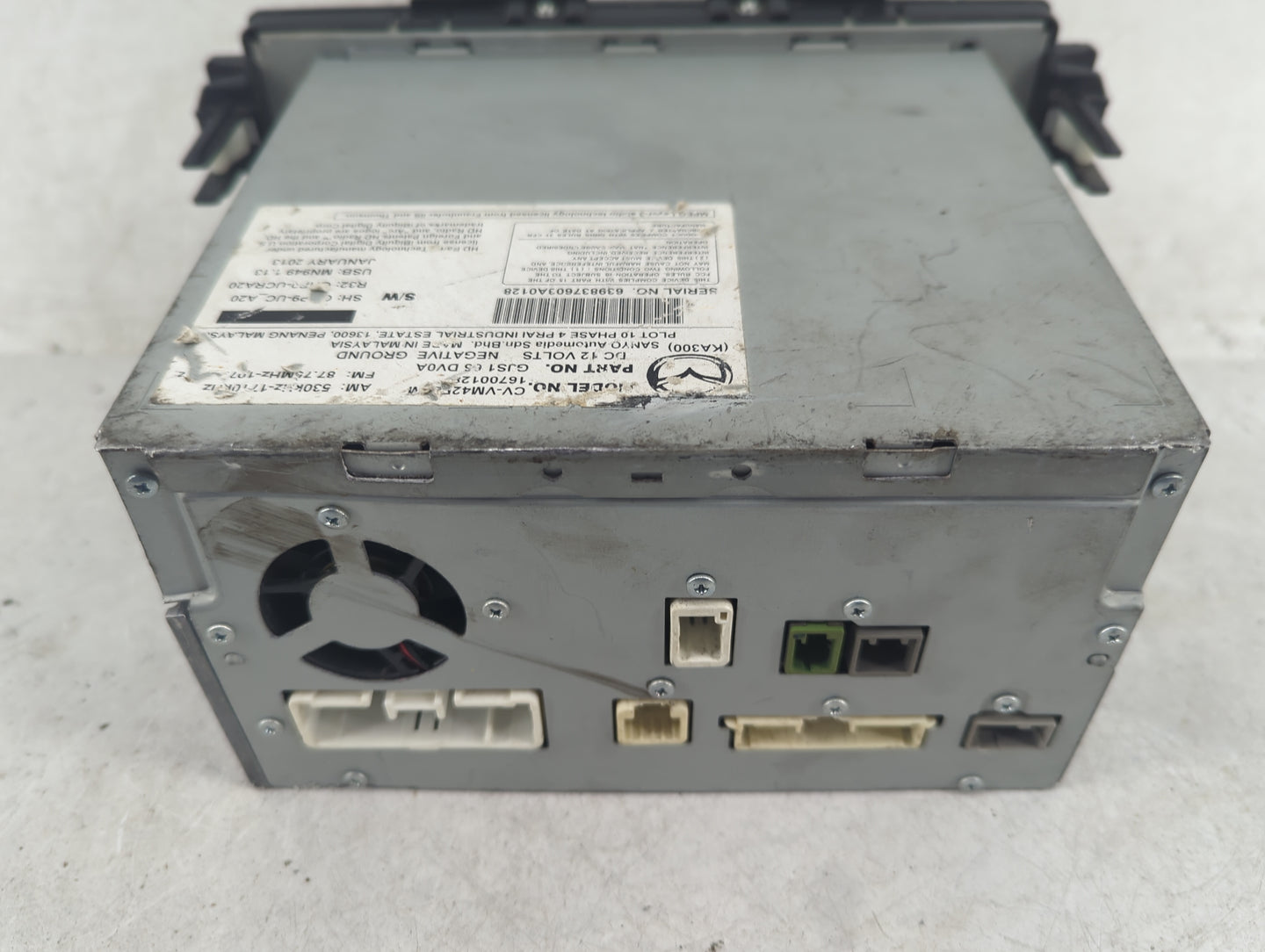 2014 Mazda Mazda6 Radio AM FM Cd Player Receiver Replacement P/N:GJS1 66 DV0A CV-VM42F Fits Fits 2013 2015 2016 OEM Used Aut