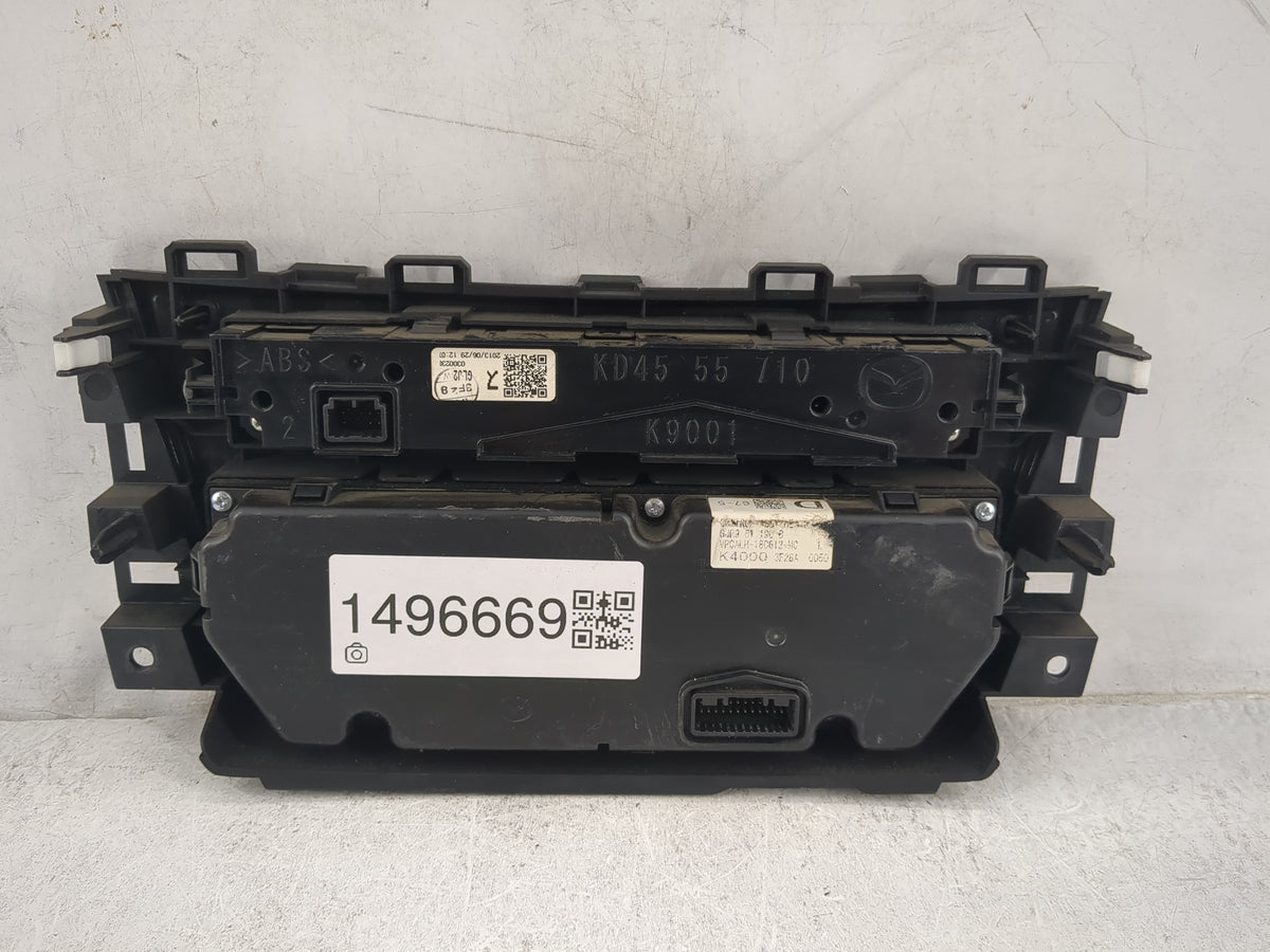 2014 Mazda Mazda6 Climate Control Module Temperature AC/Heater Replacement P/N:KD45 55 710 K9001, K4000 Fits Fits 2015 OEM U
