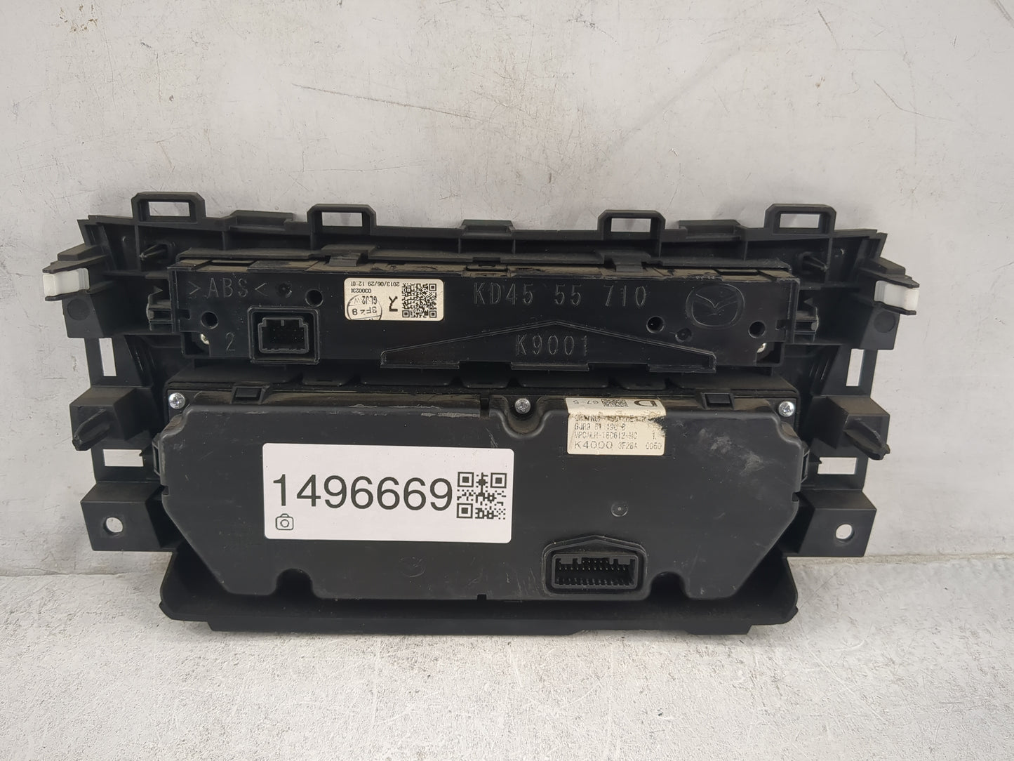 2014 Mazda Mazda6 Climate Control Module Temperature AC/Heater Replacement P/N:KD45 55 710 K9001, K4000 Fits Fits 2015 OEM U