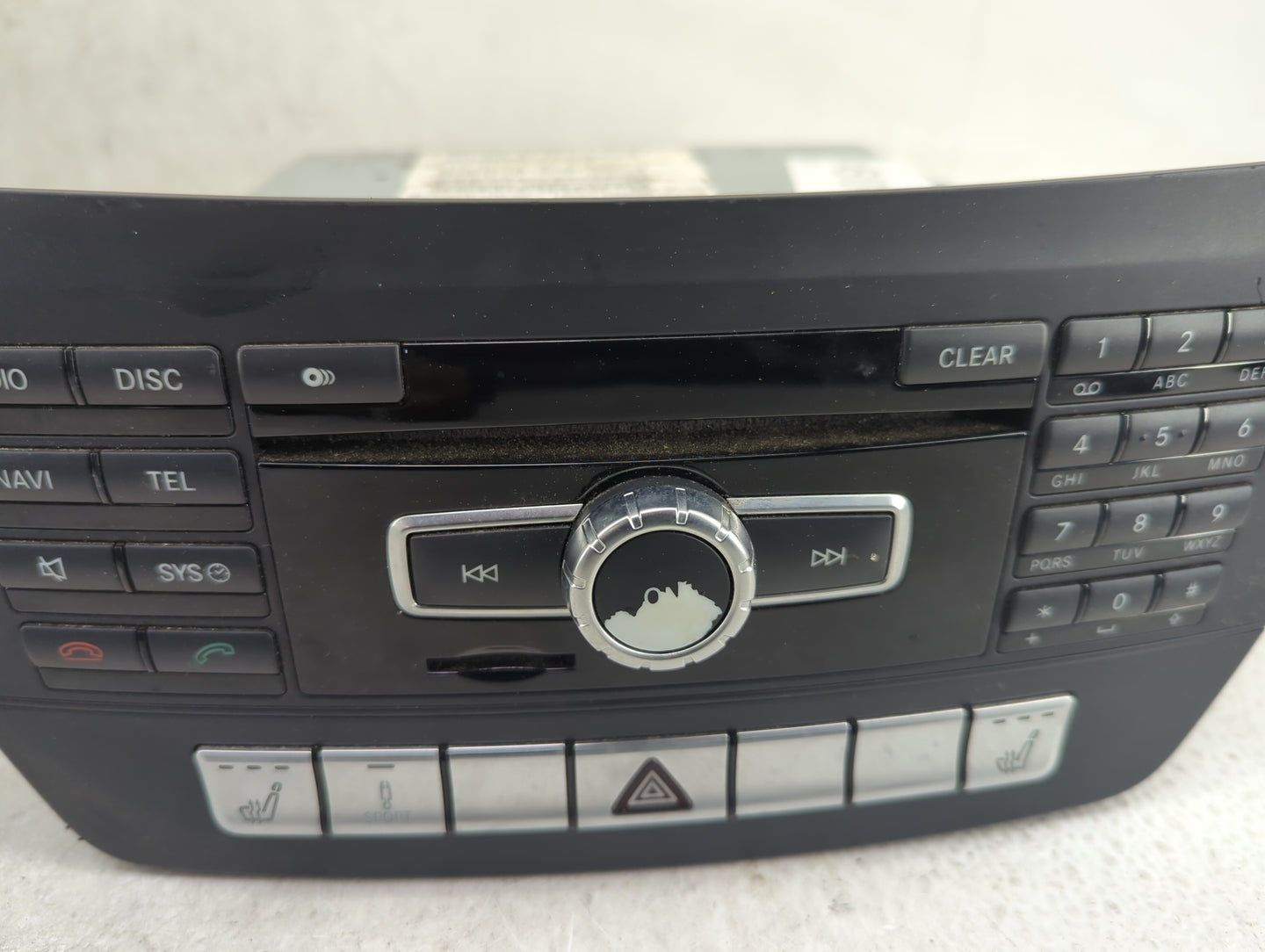 2014 Mercedes-Benz C-Class Radio AM FM Cd Player Receiver Replacement P/N:A2049008413 A2049015404, A2129021308 Fits Fits 201