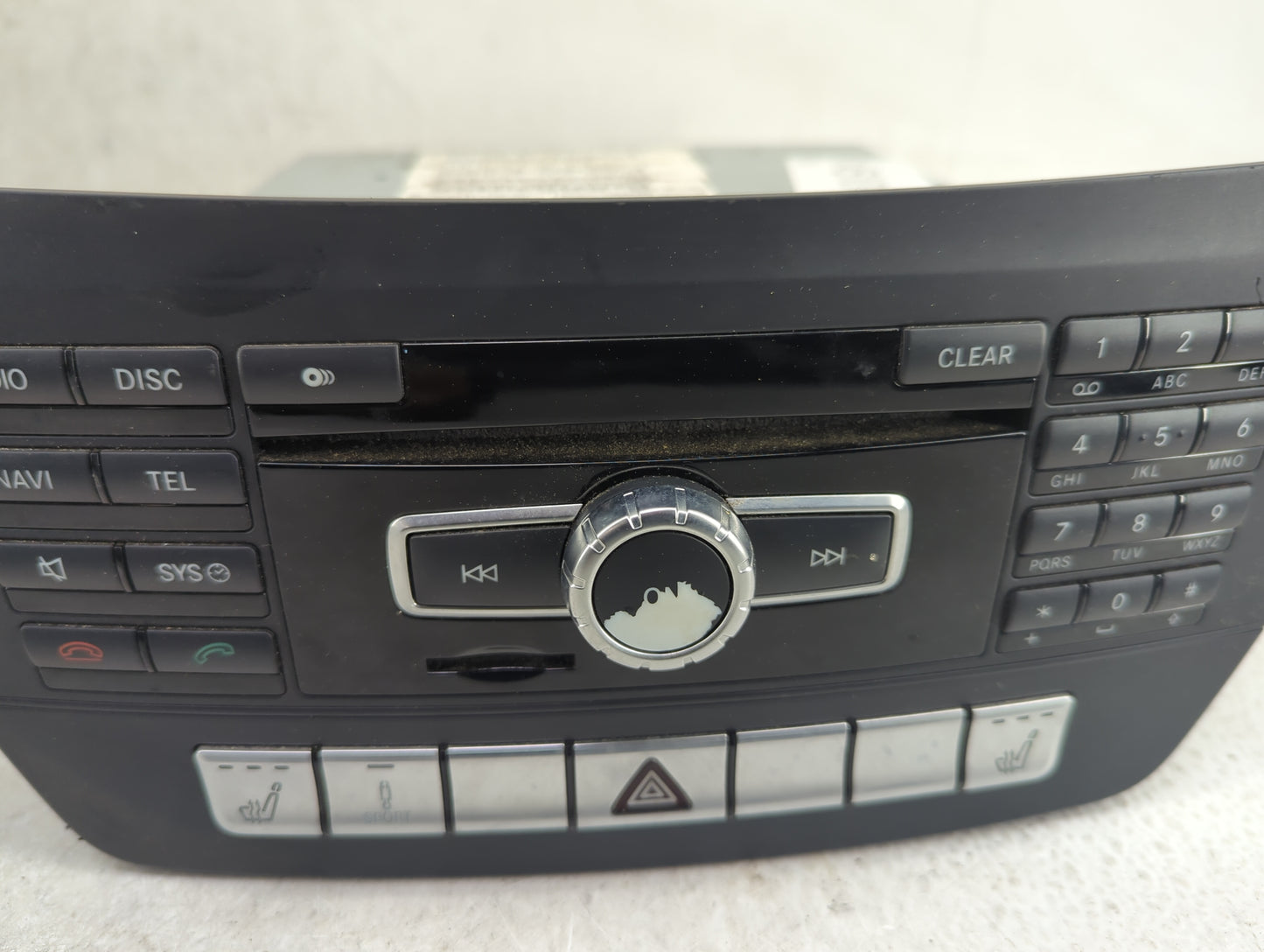 2014 Mercedes-Benz C-Class Radio AM FM Cd Player Receiver Replacement P/N:A2049008413 A2049015404, A2129021308 Fits Fits 201