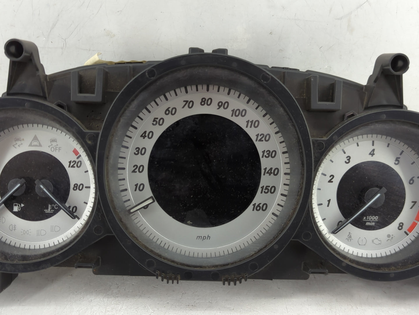 2014 Mercedes-Benz C-Class Instrument Cluster Speedometer Gauges P/N:A2049005213 A2C87297000 Miles:138K Fits OEM Used Auto P