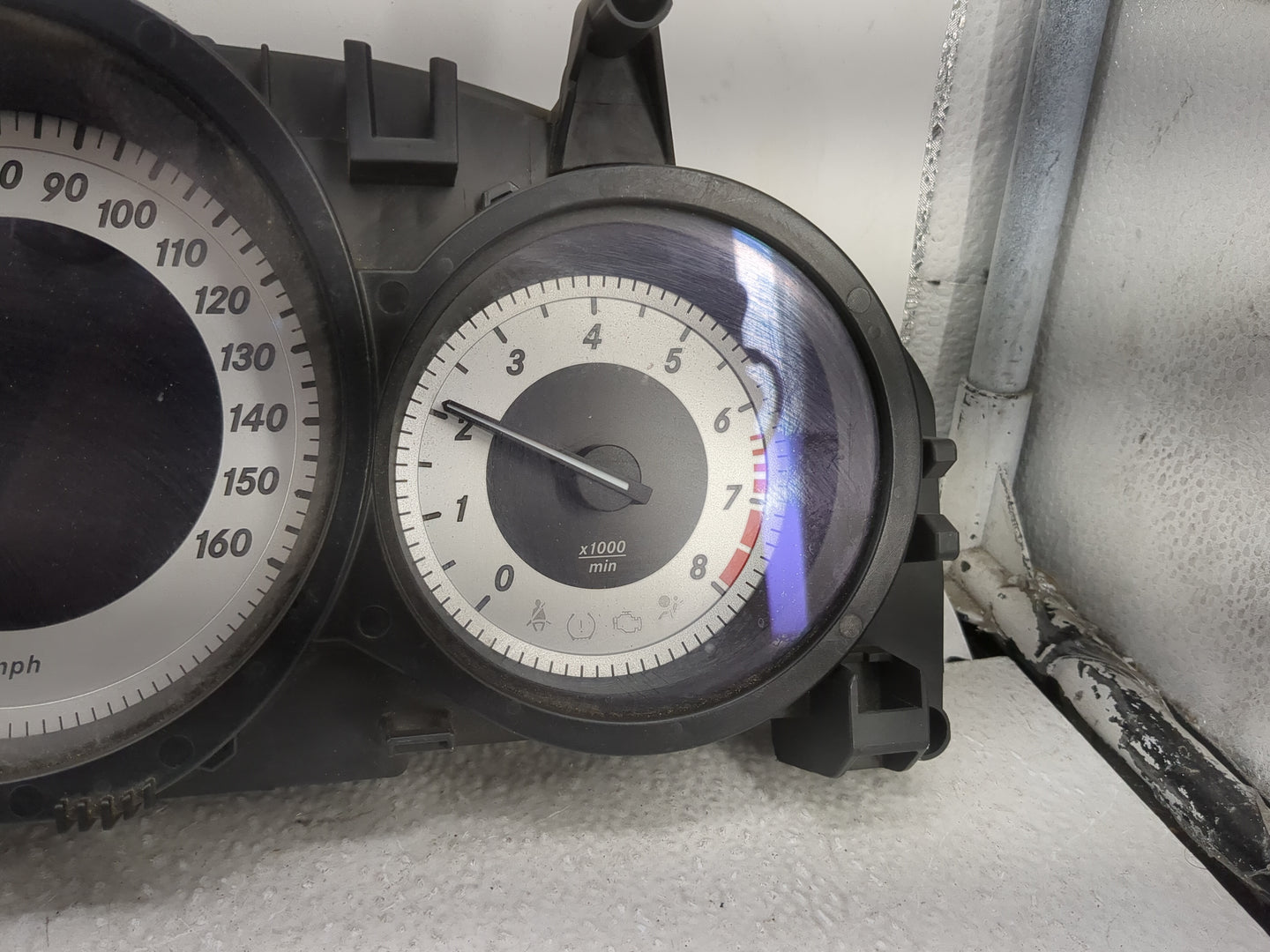 2014 Mercedes-Benz C-Class Instrument Cluster Speedometer Gauges P/N:A2C53435303 A2C30473300 Miles:55K Fits OEM Used Auto Pa