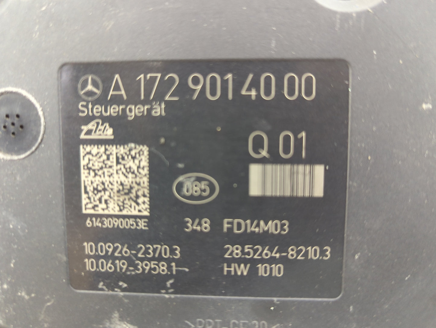 2014 Mercedes-Benz C-Class ABS Pump Control Module Replacement P/N:A1729014000 2852648210 Fits Fits 2013 2015 OEM Used Auto 