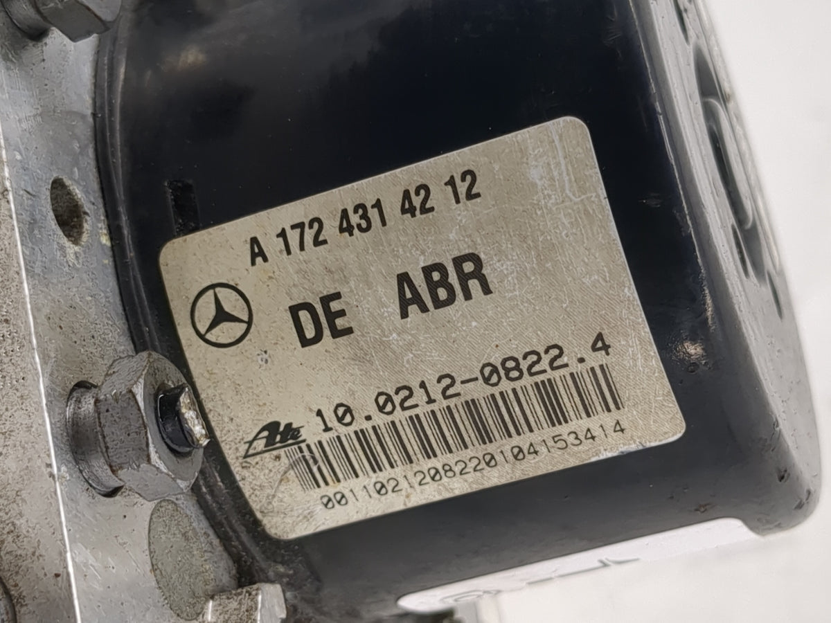 2013-2015 Mercedes-Benz C250 Anti-Lock Brake ABS Pump Module Actuator OEM P/N:10.0212 - 0822 A 172 431 42 12 Fits OEM Used A